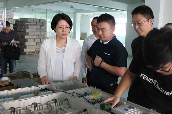 Lin Hong, county chief of Xianju County, came to our company for investigation and guidance