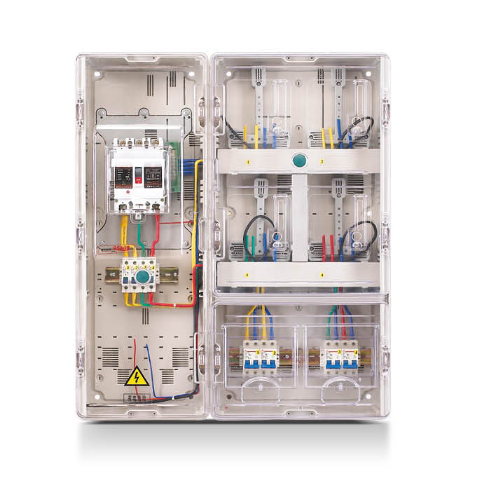 VOK-GL-K401A Single phase four meter position meter box