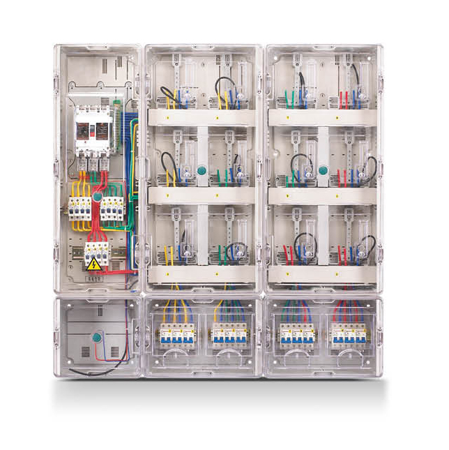 VOK-GL-K1201B Single phase 12 meter position measuring box